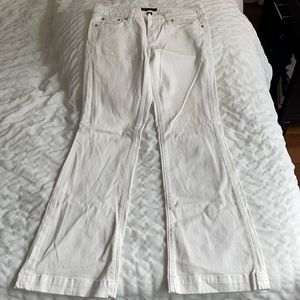 Banana Republic Size 27/4 White straight cut jeans
